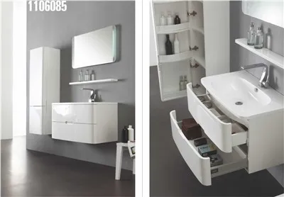 Set Kesombongan Kamar Mandi Gloss White